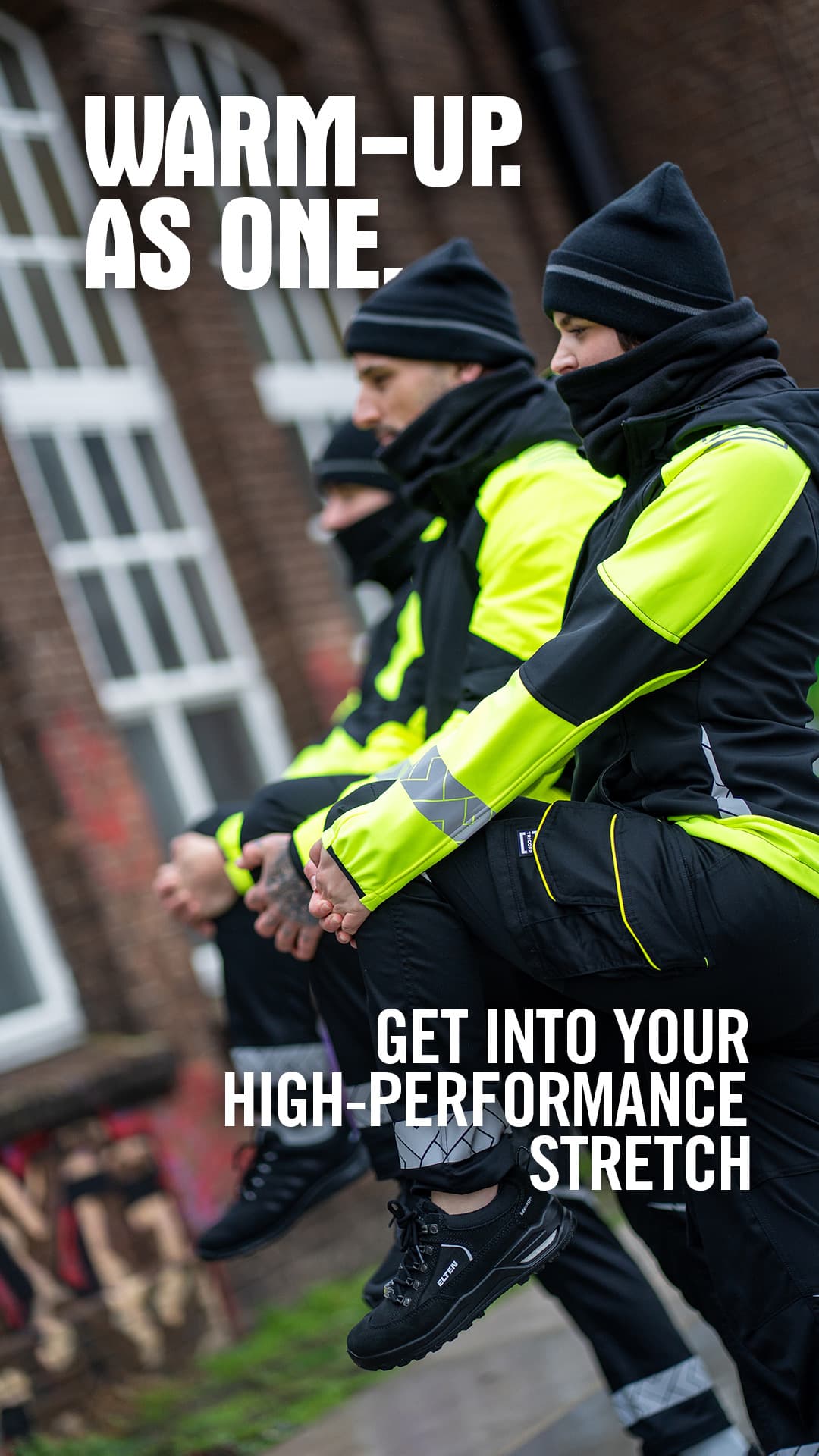 Équipe en tenue de travail Tricorp haute performance stretch